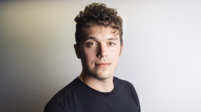 Josh Katz home studio portrait from 2020